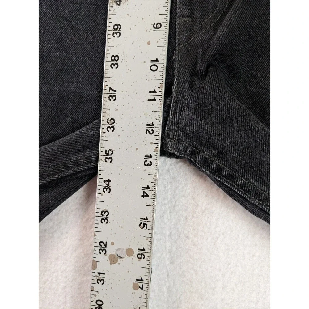 Levis 505 Mens Jeans Size 40 x 32 Cotton Black